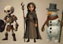 create 3d low poly character modeling, rigging, and animation for game assets